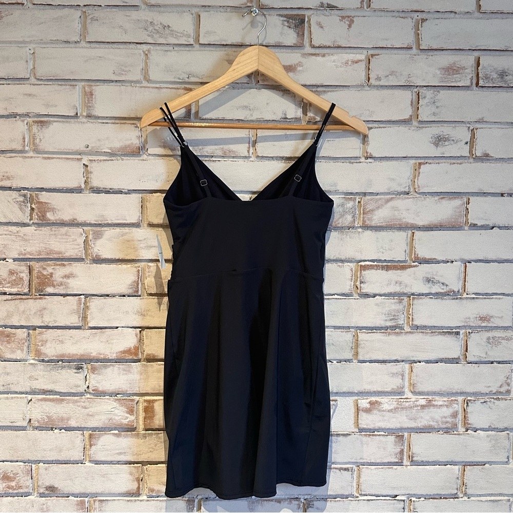 Abercrombie & Fitch Wrap Traveller Black Mini Dress NWT - Picture 6 of 8